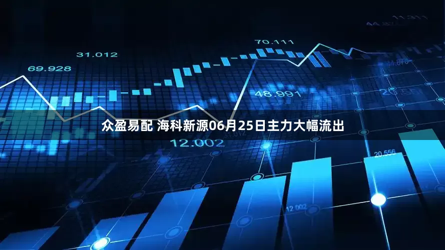众盈易配 海科新源06月25日主力大幅流出